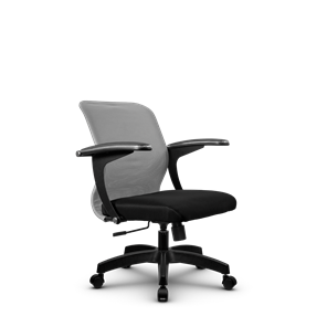 Офисное кресло SU-M-4/подл.160/осн.001, Светло-серый/Черный в Кирове