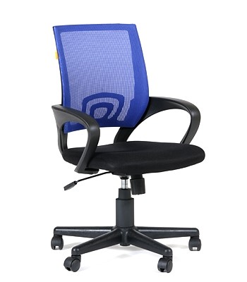 Офисное кресло CHAIRMAN 696 black Сетчатый акрил DW61 синий в Кирове - изображение