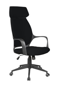 Кресло компьютерное Riva Chair 7272 (Черный/черный) в Кирове