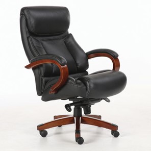 Кресло офисное Brabix Premium Infinity EX-707 (дерево, натуральная кожа, черное) 531826 в Кирове