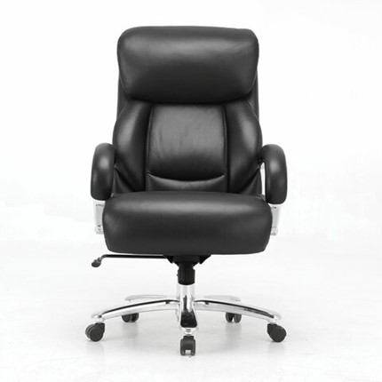 Компьютерное кресло Brabix Premium Pride HD-100 (натуральная кожа, черное) 531940 в Кирове - изображение