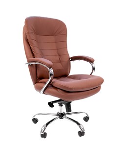 Офисное кресло CHAIRMAN 795 экокожа, цвет коричневый в Кирове