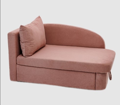Мягкий диван левый Тедди розовый в Кирове - изображение