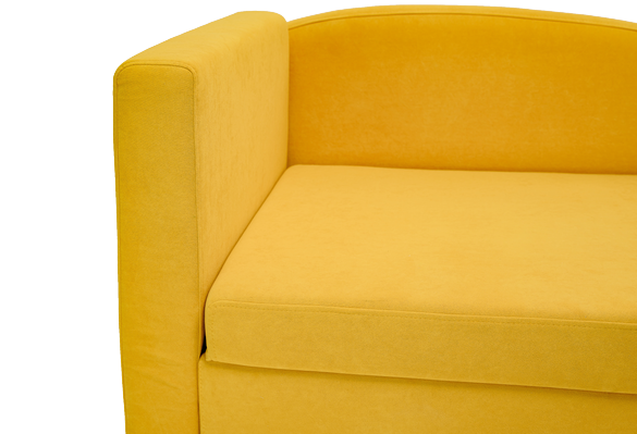 Мягкий диван левый Тедди желтый в Кирове - изображение 2