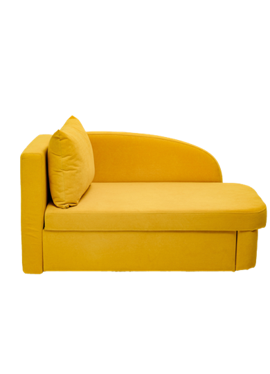 Мягкий диван левый Тедди желтый в Кирове - изображение 4