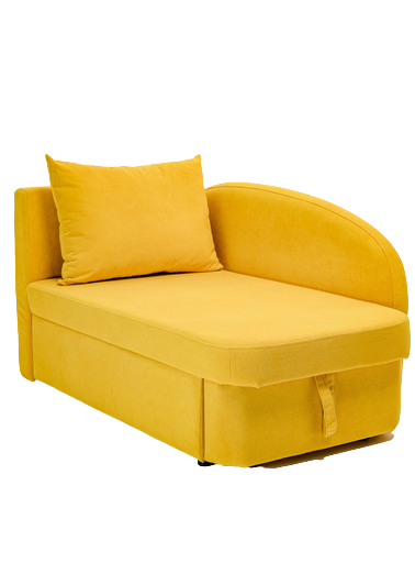 Мягкий диван левый Тедди желтый в Кирове - изображение 11
