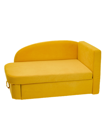 Мягкий диван правый Тедди желтый в Кирове - изображение 1