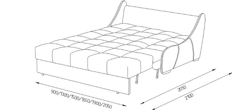 Прямой диван Токио 165 (ППУ) в Кирове - изображение 3