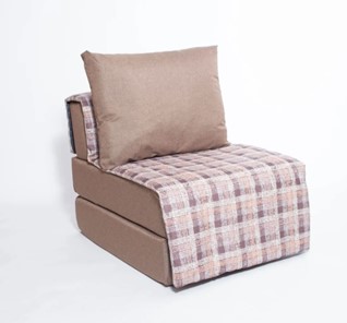 Бескаркасное кресло-кровать Харви, коричневый - квадро беж в Кирове