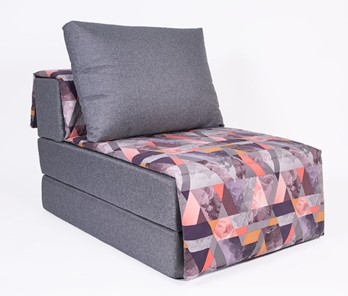 Бескаркасное кресло-кровать Харви, серый - сноу манго в Кирове