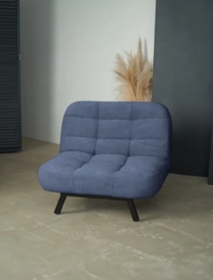 Кресло-кровать Абри опора металл (синий) в Кирове - изображение 8