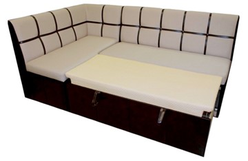 Угловой кухонный диван Квадро 5 со спальным местом в Кирове - предосмотр 1