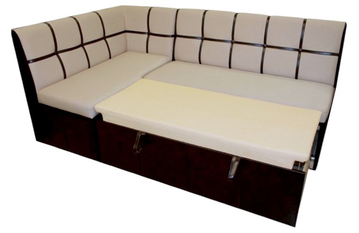 Угловой кухонный диван Квадро 5 со спальным местом в Кирове - изображение 1