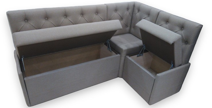 Кухонный угловой диван Квадро 7 мини с коробом в Кирове - изображение 2