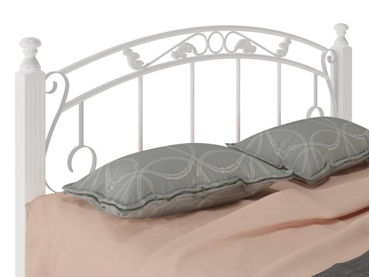 Кровать 2-спальная Гарда 5, 160х200, белая в Кирове - изображение 1