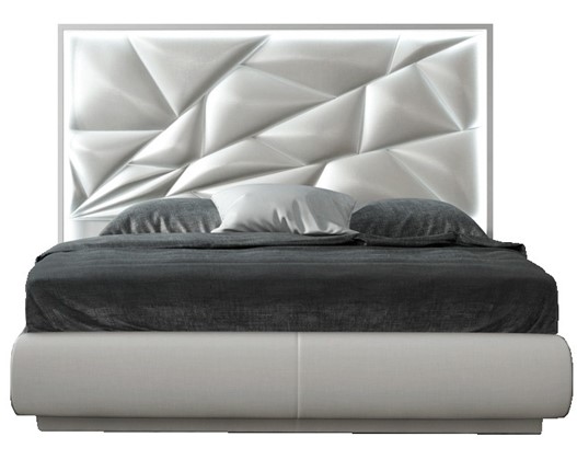 Кровать FRANCO KIU 1242 с LED подсветкой изголовья (160х200) в Кирове - изображение