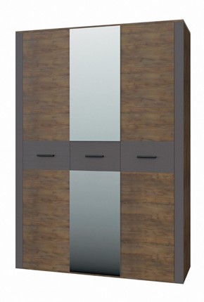Шкаф трехдверный Куба ШР-3 (С зеркалом) в Кирове - изображение