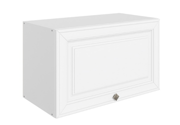 Навесной шкаф Мишель L600 Н360 (1 дв. гл.) эмаль (белый/белый) в Кирове