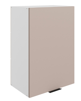 Кухонный шкаф Стоун L500 Н720 (1 дв. гл.) (белый/грей софттач) в Кирове - изображение