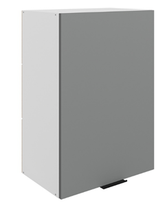 Навесной шкаф Стоун L500 Н720 (1 дв. гл.) (белый/оникс софттач) в Кирове - предосмотр