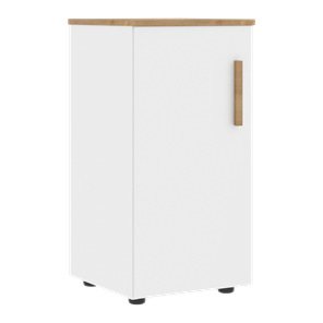 Низкий шкаф колонна с левой дверью FORTA Белый-Дуб Гамильтон FLC 40.1 (L) (399х404х801) в Кирове