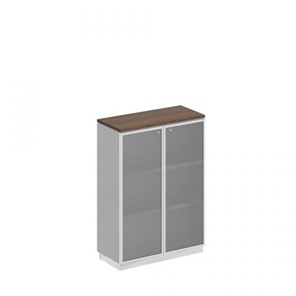 Шкаф для документов средний стекло в рамке Speech Cube (90x40x124.6) СИ 319 ДГ БП ХР в Кирове