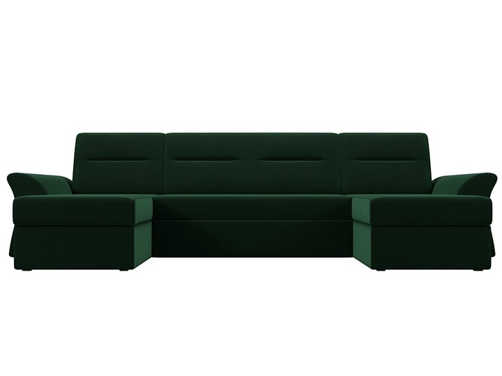 Большой П-образный диван Клайд, Зеленый (Велюр) в Кирове - изображение 7