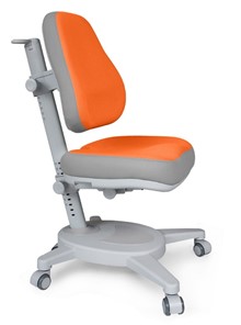 Растущее кресло Mealux Onyx (Y-110) OG  - серое + чехол оранжевый с серыми вставками в Кирове
