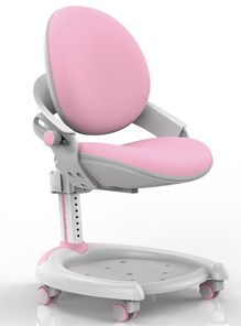 Детское кресло Mealux ZMAX-15 Plus, Y-710 PN Light, белый металл, обивка светло-розовая однотонная в Кирове